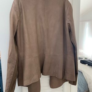 Vince size large leather jacket